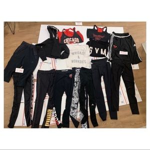 (14 ITEMS) Women’s Gym Athletic Workout Lot Mix